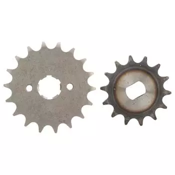 428 Комплект цепных звездочек, сталь, 18T, передняя звездочка двигателя, 14T, задняя ведущая звездочка с H-отверстием для 125cc 15cc