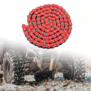 428H Мотоциклетная приводная цепь 110 звеньев Замена мотоцикла для кроссового мотоцикла красный