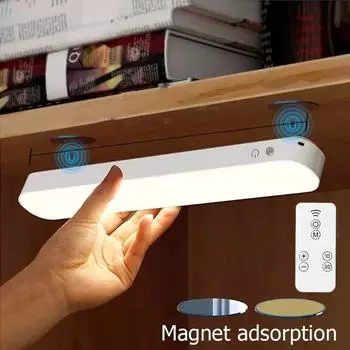 42/26 см светодиодные лампы для шкафа с тремя скоростями света, регулируемые ночные светильники с дистанционным управлением, беспроводной светильник для шкафа, кабинета 26CM