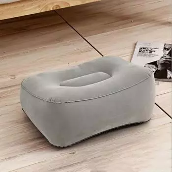 42*33*19 см ПВХ надувная подставка для ног утолщенная флокированная подставка для ног подставка для снятия стресса для домашнего офиса работа 42x33x19cm серый