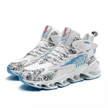 42-43 Демисезонные синие ботинки Высокие туфли Мужские кроссовки Размер 10 Кроссовки Спортивные тренировочные Bity Приветственное предложение Новинки 39