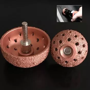 42/55 мм 42/55 мм инструменты для ремонта шин, материал из вольфрамовой стали, полусферическая пневматическая шлифовальная головка, шлифовальная рана 1Pc 42mm Grinding head