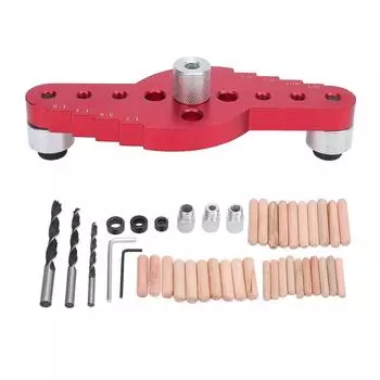 42 шт. 1 комплект локаторов для центральных отверстий в деревообработке, самоцентрирующийся позиционер для сверления прямых отверстий для She