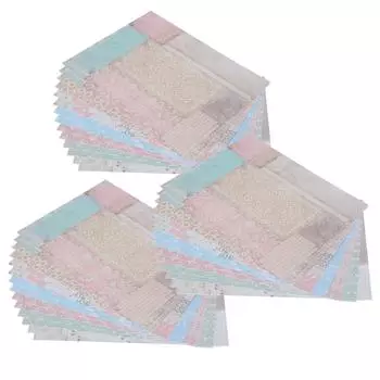 42 шт. Фоновая бумага для журнала с несколькими узорами Фотоальбом Ретро Декоративные аксессуары