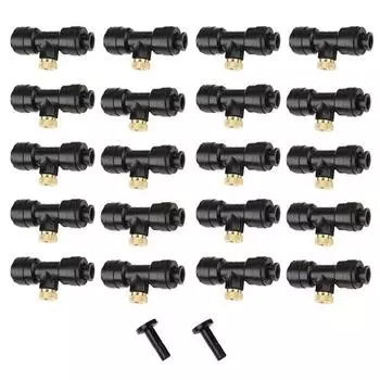 42 шт./компл. комплект противотуманных насадок для патио, открытого сада, система охлаждения с водяным туманом