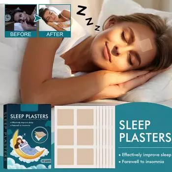 42 шт. пластыри для сна для мужчин и женщин, полностью натуральные пластыри для глубокого сна 42pcs/Set