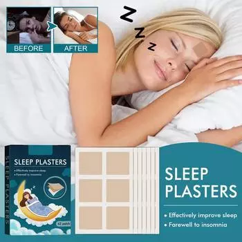 42 шт. пластыри для сна для мужчин и женщин, полностью натуральные пластыри для глубокого сна 42pcs