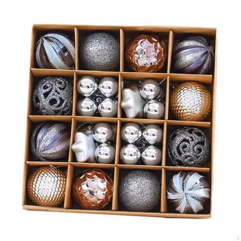 42 шт. Рождественские шары, набор украшений, рождественский декор, сделай сам, подвесные украшения для елки, подвески-шармы