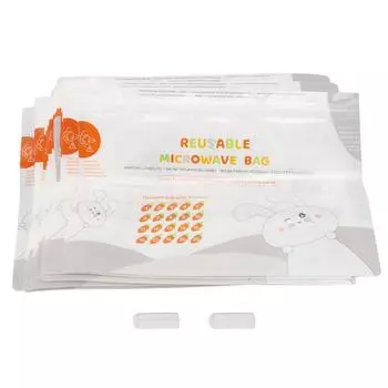 42 шт. сумка для молокоотсоса в микроволновке, многофункциональная детская бутылочка, сумка на молнии для паровой баночки для кормления ребенка