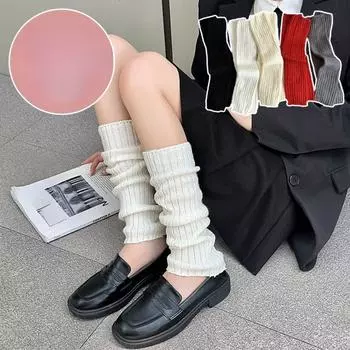 42 см милые милые японские гетры Лолита женские гетры для девочек готические длинные носки Y2K тонкие вязаные носки для косплея куча куча носков