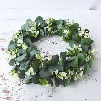 42cm Decoration Artificial Flower Fake Rattan Home Leaf Leaves Lifelike Party Plant Spring Summer Wall Wedding CHINA
