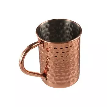 430 мл кружка Moscow Mule из нержавеющей стали для коктейлей, воды, кофе, бара серебряный