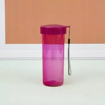 430 мл однотонная чашка для воды портативный пластиковый материал герметичный герметичный и устойчивый к падениям уличный студенческий минималистский стакан синий