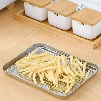 430 нержавеющая сталь духовка специальная решетка для гриля слив масла многоцелевая тарелка противень для торта формы для выпечки противень для хлеба