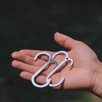 430 нержавеющая сталь крючок S крючок противоскользящая вешалка многоцелевая посуда для пикника вешалка для столовых приборов аксессуары для кемпинга