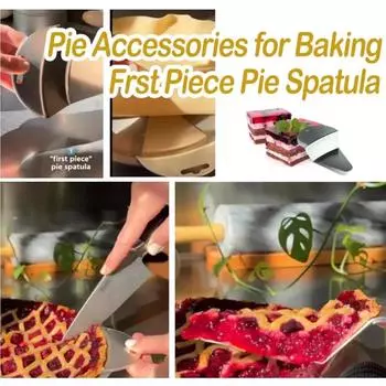 430 Stainless Steel Pizza Shovel Cake Shovel Home Kitchen Tool P2R8 silvery-1pcs