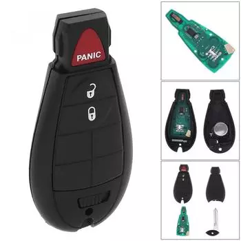 433 МГц, 3 кнопки, сменный удаленный брелок для бесключевого доступа IYZ-C01C M3N5W783X, подходит для Dodge Chrysler 2008-2012