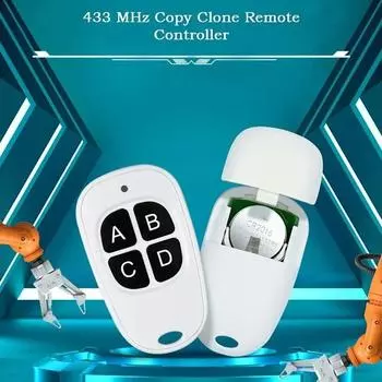 433 МГц 433 цветной клонированный пульт дистанционного управления цветной беспроводной передатчик переключатель 4 ключа автомобильный ключ жёлтый
