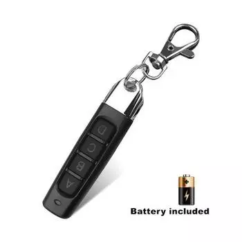 433 МГц Копия дистанционного управления Авто Код Открыватель гаражных ворот 4 ключа Пульт дистанционного управления Дубликатор Клонирование Кода Ключа Автомобиля чёрный