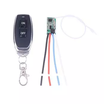 433 МГц Постоянный ток 3,6 В 5 В 9 В 12 В 24 В 1-канальный Мини-реле Беспроводной РЧ Переключатель с дистанционным управлением