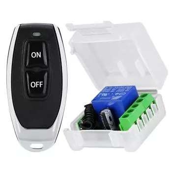 433 МГц RF передатчик и приемник модуль DC 12 В 1 канал универсальный пульт дистанционного управления переключатель 433 МГц беспроводной переключатель реле дистанционного управления