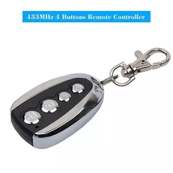 433 МГц с фиксированным кодом, дистанционное управление гаражными воротами, дистанционное открывание, передатчик для ворот электромобиля, Дубликатор