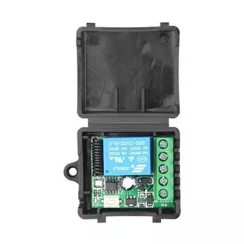 433 МГц Универсальный беспроводной пульт дистанционного управления DC 12 В 1 канальный релейный приемник модуль RF EV1527 обучающий код передатчик