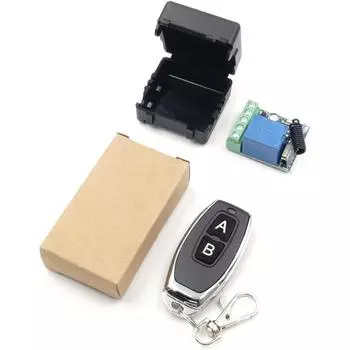 433 МГц Универсальный беспроводной пульт дистанционного управления DC 12 В 1 канальный релейный приемник модуль RF передатчик мгновенный переключатель защелка для ворот