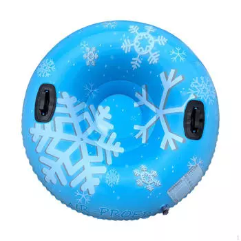43,3-дюймовые надувные санки для детей и взрослых с ручками синий
