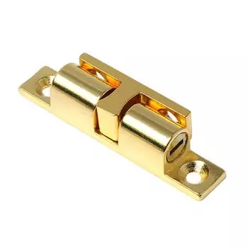 43/50/60/70 мм шкаф медный сенсорный шарик замок самоблокирующийся дверной пружинный зажим защелка - прочные двойные шариковые защелки для шкафа золотой