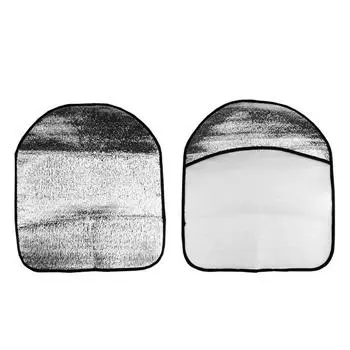 43*50cm Car Steering Wheel Cover Sun Shade Side Window Sun Visors Heat Reflector