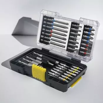 43-Piece Magnetic Impact Nut Driver Set Nutdriver Toolset For Impact Drill Socket Adapters Bit Extention Wing Nut Driver A