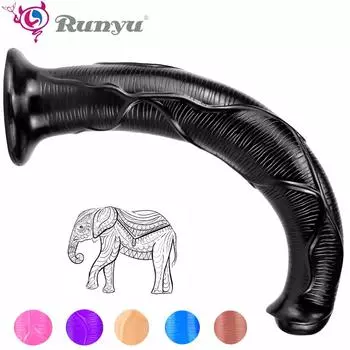 43 см огромный пенис животного слон нос фаллоимитатор член с сильной присоской большие секс-игрушки для женщин секс-товары