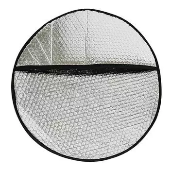 43x43 см Теплоизоляция Руль Солнцезащитный Экран Автомобильный Солнцезащитный Блокиратор Руль Алюминиевая Фольга Солнцезащитный Козырек Автомобильные Аксессуары United States