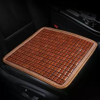 43x43cm Summer Cooling Car Cushion Bamboo Pad Cool Breathable Office Chair Sofa Seat Mat Auto Interior Accessories