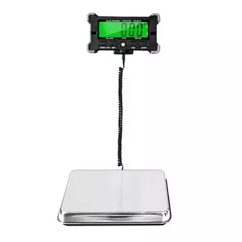 440 фунтов электронные почтовые весы 0,05 кг точные интегрированные цифровые весы из нержавеющей стали с ЖК-дисплеем 200kg чёрный/серебряный