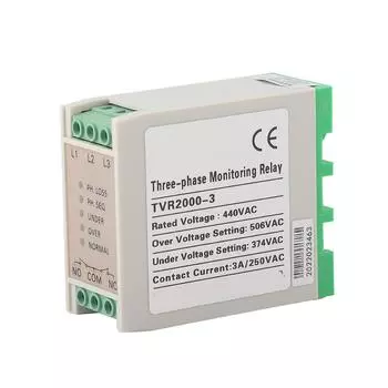 440 В переменного тока Защита от перенапряжения и перегрузки по последовательности фаз 3-фазное реле контроля питания