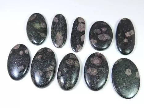 445Cts. AAA+ натуральный рубин осенний овальный кабошон россыпью драгоценный камень 10 шт. лот 37-45 мм RQ-1334