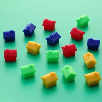 44 шт., шахматный домик, раннее образование, настольная игра для взрослых и детей, бустерные пакеты, игра синий