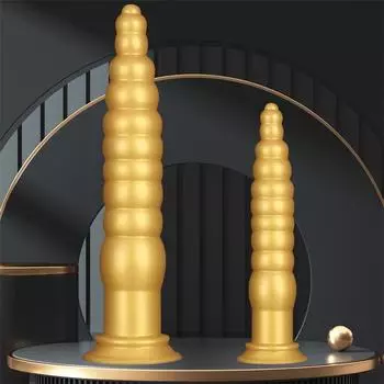 44 см силиконовая сверхдлинная и сверхтолстая задняя анальная пробка для ношения на открытом воздухе, анальная полоска, инструмент для анальных пыток, инструмент для анального расширения, анус-хризантема S