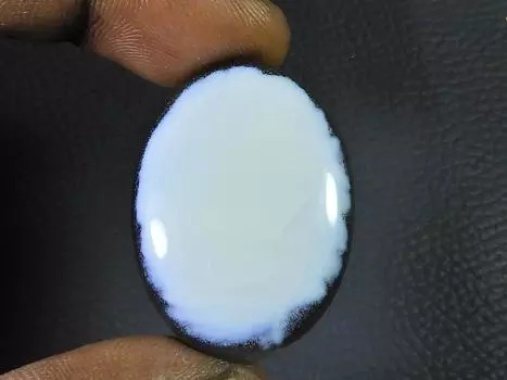 44Cts. Натуральный перуанский голубой опал овальный кристалл кабошон россыпью драгоценный камень 25X35MM SK-2495