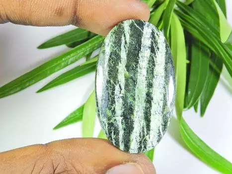 44Cts. Натуральный зеленый швейцарский опал кристалл овальный кабошон драгоценный камень 24X41X04 мм SK-715