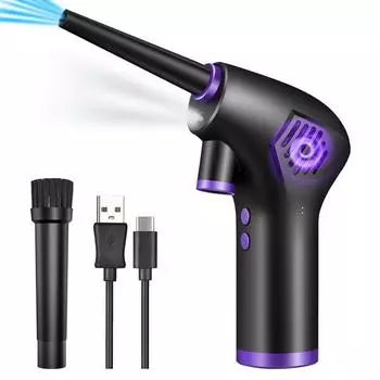 45000 об/мин беспроводной очиститель клавиатуры Air Duster 6000/15000 мАч электрический сжатый пылеуловитель для очистки пыли дома автомобиля компьютера 6000mHA чёрный