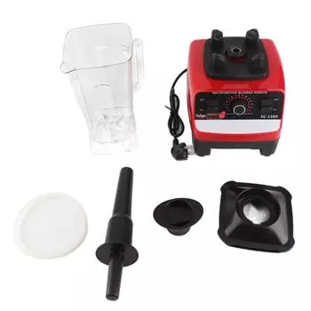 4500 Вт Настольный блендер 2.5 л 15 скоростей Бытовой многофункциональный кухонный комбайн с 6 нержавеющими L