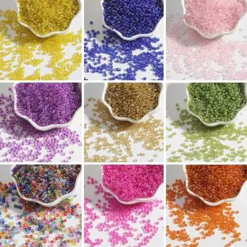 450 г блестящие разноцветные бусины чешский стеклянный бисер круглые разделительные бусины для изготовления ювелирных изделий своими руками аксессуары 3mm 15000pcs белый