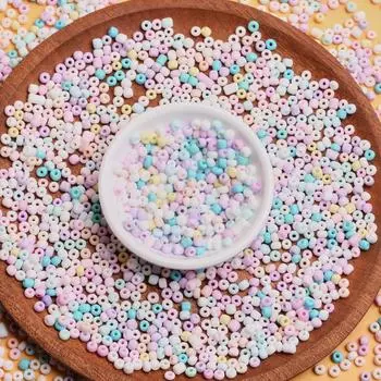 450 г ожерелье, серьги «сделай сам», браслет, кремовые рисовые бусины, аксессуары ручной работы, ювелирные изделия, материал из бисера, модный 3/4 мм, матовый 3mm разноцветный