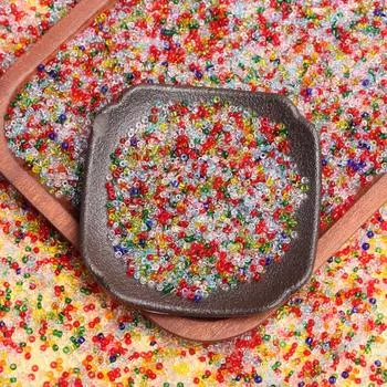 450 г/пакет, свободные бусины для изготовления ювелирных изделий, круглые бусины «сделай сам», 2 мм, прозрачные, оптовая продажа, ожерелье, браслет