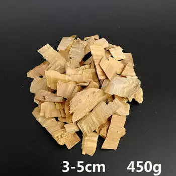 450 г яблочной щепы, коптильных опилок, мини-деревянных щепок для гриля, ароматизаторов, жареного бекона, рыбы для генератора холодного дыма, размер 5