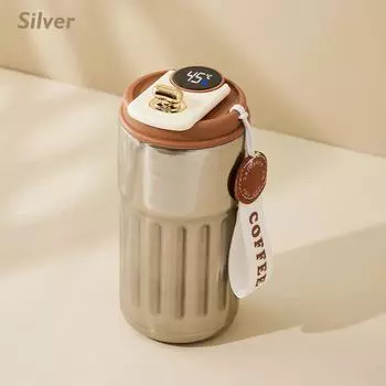 450 мл 316 нержавеющая сталь интеллектуальный дисплей температуры умный портативный дорожный вакуумный стакан для воды кофе термос кружка 450ml