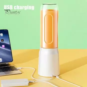 450 мл электрическая портативная мешалка USB перезаряжаемая соковыжималка высокоскоростная конструкция с острым лезвием беспроводная мешалка соковыжималка белый